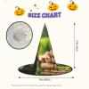 ZISHAK Wine Bottle Corks Grapes Halloween Witch Hat For Women,Ultimate Party Hat For Best Halloween Costume Ensemble view 3