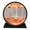 SAAKO Circular Quicksand Painting 3D Stereoscopic Dynamic Hourglass Home Decoration Gift Items Living Room Desktop Ornaments view 1