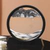 SAAKO Circular Quicksand Painting 3D Stereoscopic Dynamic Hourglass Home Decoration Gift Items Living Room Desktop Ornaments view 1