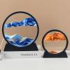 SAAKO Circular Quicksand Painting 3D Stereoscopic Dynamic Hourglass Home Decoration Gift Items Living Room Desktop Ornaments view 3
