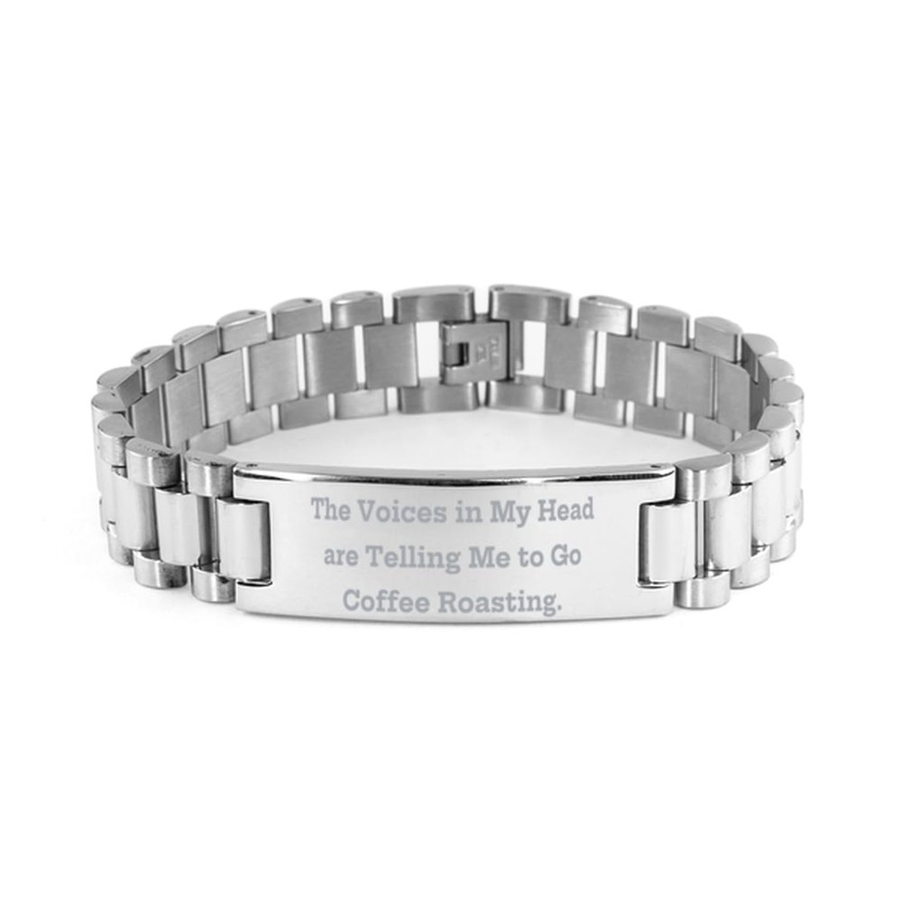 Inappropriate Coffee Roasting Gifts, The Voices in My Head are Telling Me, Appreciation Ladder Bracelet For Friends From Friends, Coffee beans, Coffee roaster, Coffee maker, Espresso machine, French