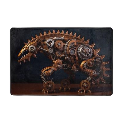 Dinosaurs Design Area Rugs 4 ft x 6 ft Thick & Durable Ideal for Nursery, Living Room, Kitchen, and Bathroom Non-Slip & Stain-Resistant Carpet AR-376571798