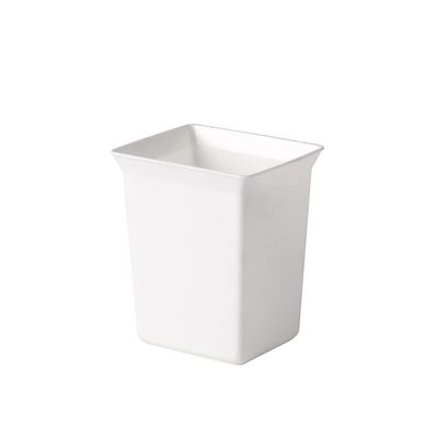 MOOWI Kitchens Trash Can Desktop Trash Can Coverless Mini Plastic Garbage Cans Square Paper Basket for Hotel Counterop Bedroom Office Home Office - Holds Waste (Color : 1)
