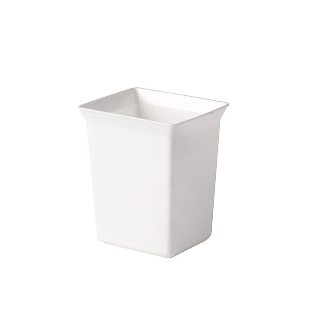 MOOWI Kitchens Trash Can Desktop Trash Can Coverless Mini Plastic Garbage Cans Square Paper Basket for Hotel Counterop Bedroom Office Home Office - Holds Waste (Color : 1)