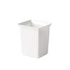 MOOWI Kitchens Trash Can Desktop Trash Can Coverless Mini Plastic Garbage Cans Square Paper Basket for Hotel Counterop Bedroom Office Home Office - Holds Waste (Color : 1) view 1