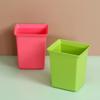 MOOWI Kitchens Trash Can Desktop Trash Can Coverless Mini Plastic Garbage Cans Square Paper Basket for Hotel Counterop Bedroom Office Home Office - Holds Waste (Color : 1) view 4