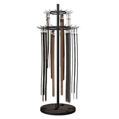 SHYP Standing Belt Hangers for Men Closet, Floor Mounted Belt Hanger, Space Saving Display Stand Shelf,for Ties Scarf Shawls Purse for Bedroom, Store, Retail & Business