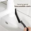 3PCS Gap Cleaning Brush, Crevice Cleaning Brush, Window Track Cleaning Tools, Kitchen Bathroom Cleaning Brushes, Wall Dust Brush, Small Scrub Brushes for Cleaning Small Spaces (Black, 3) view 2