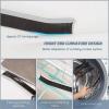 3PCS Gap Cleaning Brush, Crevice Cleaning Brush, Window Track Cleaning Tools, Kitchen Bathroom Cleaning Brushes, Wall Dust Brush, Small Scrub Brushes for Cleaning Small Spaces (Black, 3) view 3