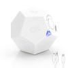 Pomodoro Timer - 11 Preset Productivity Timer, Ring/Vibrate Mode Cube for Cooking, Learning, Exercise and Beauty - White view 1