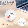 Pomodoro Timer - 11 Preset Productivity Timer, Ring/Vibrate Mode Cube for Cooking, Learning, Exercise and Beauty - White view 4