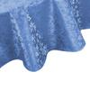 ABCISI Round Tablecloth,Easy Care Dinning Table Cover,Vinyl Round 60" Table Cover,Wipeable Waterproof Oil-Proof Spill-Proof Durable Tablecloth,Baby Blue view 2