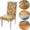 Dining Chair Covers 4 6 Pack Super Fit Stretch Short Dining Room Chair Covers, Washable Spandex Kitchen Parsons Chair Slipcovers Banquet Chair Seat Protector Slipcover (Printed-16, 6) view 4