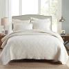 mixinni Quilt Beige Queen 3-Piece Paisley Pattern Elegant Quilt Set Queen Size Lightweight Bed Cover Soft Bedspreads Coverlet Set-(Beige, Queen Size) view 1