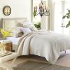 mixinni Quilt Beige Queen 3-Piece Paisley Pattern Elegant Quilt Set Queen Size Lightweight Bed Cover Soft Bedspreads Coverlet Set-(Beige, Queen Size) view 2