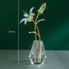 16cm Creative High-end Decorations for Lily Crystal Vase Decorations view 3