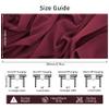 12 Pack Chiffon Table Runner 14x108 Inch Long 9ft Sheer Table Runners for Party Romantic Wedding Bridal Shower Fall Decorations-Burgundy view 3