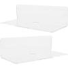 Alipis 2pcs Corner Shelf Stand Storage Shelves Show Rack Shelfs Shelf Brackets Storage Shelf Wall Floating Shelf Home Floating Shelf Storage Bracket Punch Hole Acrylic Bookshelf Bathroom view 1