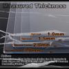 AYLFBFU Clear Placemats 41x83 Inch, Premium, Easy to Carry, Plastic Sheet Easy Care Reusable, Coffee Table Cloth for Home Dining Room, Clear 3mm view 2