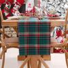 2 Packs Green Table Runner Christmas Table Runner 13x84 Inch Buffalo Plaid Table Linens Check Kitchen Dining Party Table Decoration view 1