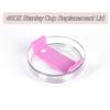 40 OZ Tumbler Lid Compatible for Stanley, Spill Proof Splash Resistant Tumbler Covers Fit for Stanley and More Coffee Mugs 2 pack (40 OZ, Light purple) view 3