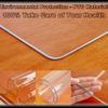 AYLFBFU Tableclothes 45x55 Inch, No Shrinkage No Smell, PVC Sheet Assorted Sizes, Table Clear Cover Protector for Kitchen,Dinner,Picnic Outdoor Party, Clear 3mm view 4