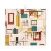 Mid Century Modern Washable Kitchen Countertop Drying Mat 16x18in For Halloween Christmas Housewarming Gift Dishes Drainer view 1