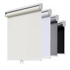 AOSKY Cordless Roller Shades Blackout Blinds for Windows Room Darkening Rolled Up Shades with Spring System, UV Protection Window Shades Door Blinds for Home and Office (34" W x 72" H, Ivory) view 1