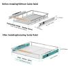 jkxoo 2Pack Expandable Pull Out Cabinet Organizer, 17.1-28"W x 22.5"D view 2