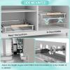 jkxoo 2Pack Expandable Pull Out Cabinet Organizer, 17.1-28"W x 22.5"D view 3