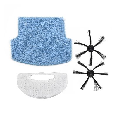 EtliN Side Brushes HEPA Filter Mop Cloth Compatible with Isweep S320 Sweeper Parts Vacuum Cleaner Replacement Accessories Cleaning Tools