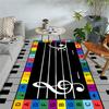 Piano Staff Area Rug,3x4ft, for Kids, Colorful Musical Notation Alphabet Children's Carpet, with Non-Slip Backing Low Pile Rug, Soft Non-Shedding Non-Slip Rug for Boys Girls Teen view 3