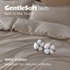 Bedsure 100% Washed Cotton Duvet Cover Twin - Natural Minimalist Cotton Duvet Cover Linen Like for All Seasons - GentleSoft Plain Simple Bedding (Natural, Twin, 68"x90") view 3