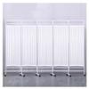 zktoermn Room Divider, Medical Privacy Screen, Room Divider with Wheels, Folding Panel Screen Movable Partition Privacy for Hospitals, Clinics, Medicine Rooms (Color : White, Size : 5PCS) view 1