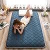 DYNCDW Futon Mattress-Japanese Futon,Long Day Cotton Fill Single Double Roll Up Foldable Mattress, Portable Sleeping Mattress for Floor Guest Bed Sofa(Interstellar Blue,100 * 200cm) view 1
