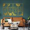 4 Pcs Dreams Faith Love Believe Metal Wall Decor, Inspirational Butterfly Wall Art, Metal Positive Quotes Butterfly Wall Art, Butterfly for Inspirational Word Sign Decors, Motivational for Home Office Decor (61x38 inches / 156x97.4 cm, Gold) view 1