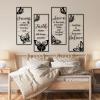 4 Pcs Dreams Faith Love Believe Metal Wall Decor, Inspirational Butterfly Wall Art, Metal Positive Quotes Butterfly Wall Art, Butterfly for Inspirational Word Sign Decors, Motivational for Home Office Decor (61x38 inches / 156x97.4 cm, Gold) view 3