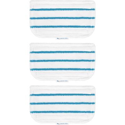 BlueStars [Upgraded] Steam Mop Pads Replacement Compatible with Black and Decker Steam Mop SM1600, SM1610, SM1620, HSMC1321, HSMC1321APB, HSMC1361SGP, BDH1855SM, BDH1760SM, SMP20 - Pack of 3