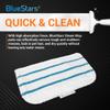 BlueStars [Upgraded] Steam Mop Pads Replacement Compatible with Black and Decker Steam Mop SM1600, SM1610, SM1620, HSMC1321, HSMC1321APB, HSMC1361SGP, BDH1855SM, BDH1760SM, SMP20 - Pack of 3 view 2