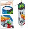 Abstract Christmas Snowman Plastic Bag Holder Wall Mount Plastic Bag Organizer Grocery Bag Storage Dispenser Washable Large Shopping Bags Carrier for Home Kitchen Travelling, 1 Pack view 4