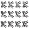 FOMIYES Christmas Bowknots, 12Pcs Bow Ornament Decorative Bowknots Pendant for Christmas Tree Wreaths Hanging Decor view 1