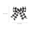 FOMIYES Christmas Bowknots, 12Pcs Bow Ornament Decorative Bowknots Pendant for Christmas Tree Wreaths Hanging Decor view 2