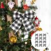 FOMIYES Christmas Bowknots, 12Pcs Bow Ornament Decorative Bowknots Pendant for Christmas Tree Wreaths Hanging Decor view 3