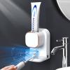 Automatic Toothpaste Dispenser,Wall Mounted Electric Toothpaste Dispenser for Kids and Adults,Toothpaste Dispenser for Bathroom (White view 1