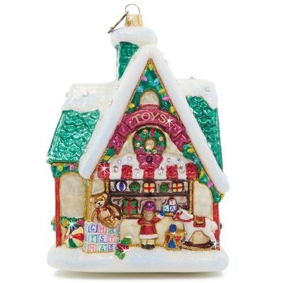 Jay Strongwater Christmas Toy Shop Ornament - SDH20074-250