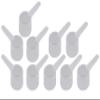 18 mL Plastic Measuring Packaging Scoop (= 3.7 teaspoon/ = 18 cc/ = 0.61 fl oz), Medium Handle - to Measure and Dispense Spices, Granules, Powders, for Seeds Packing (20) view 1