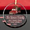ALEINA ORNAMENT Personalized 2025 Family Christmas Glass Ornament, Unique Christmas Tree Ornament view 4