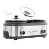 MegaChef Dual 1.5 Quart Crock Buffet Slow Cooker view 2