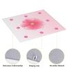 Blooming Carnations Washable Kitchen Countertop Drying Mat 16x18in For Halloween Christmas Housewarming Gift Dishes Drainer view 3