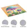 Fantasy Mushroom Washable Kitchen Countertop Drying Mat 16x18in For Halloween Christmas Housewarming Gift Dishes Drainer view 3